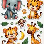 Kids Stickers - Sheet v14